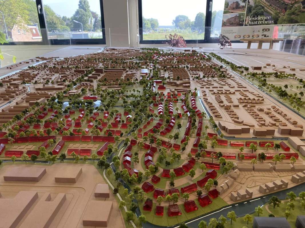 Kom je de maquette bekijken in het informatiecentrum Quatrebras?